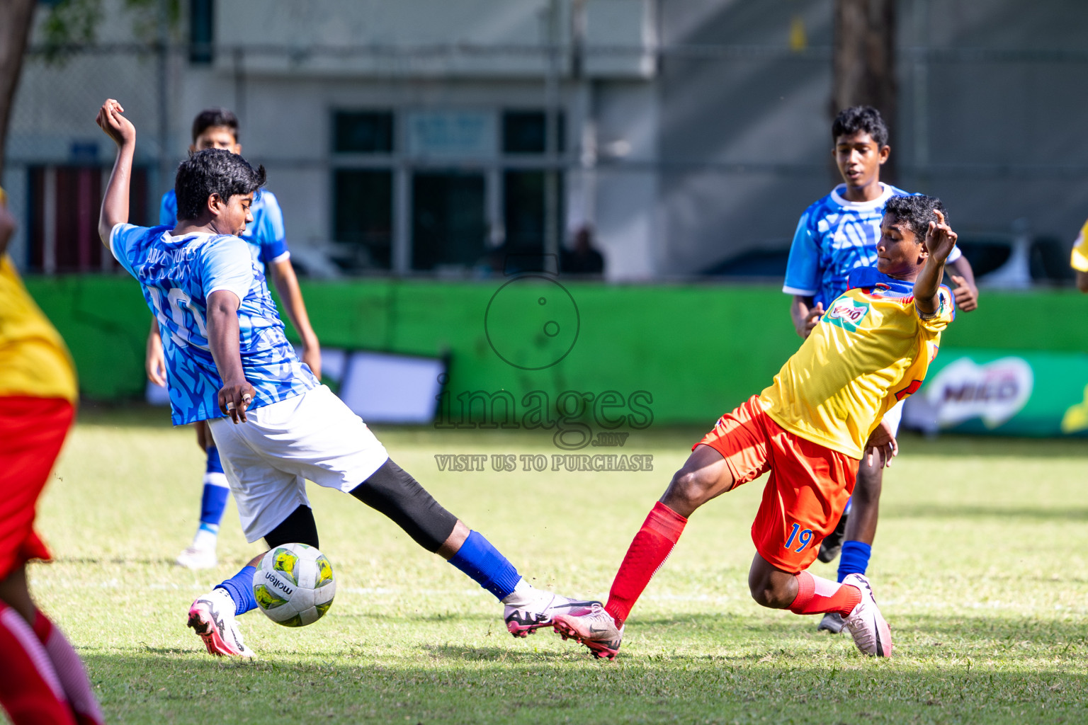 Day 4 of MILO Academy Championship 2024 (U-14) was held in Henveyru Stadium, Male', Maldives on Sunday, 3rd November 2024. 
Photos: Hassan Simah / Images.mv