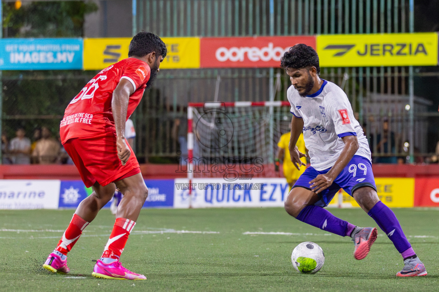 F Bilehdhoo vs F Dharanboodhoo in Day 3 of Golden Futsal Challenge 2024 was held on Thursday, 18th January 2024, in Hulhumale', Maldives Photos: Mohamed Mahfooz Moosa / images.mv