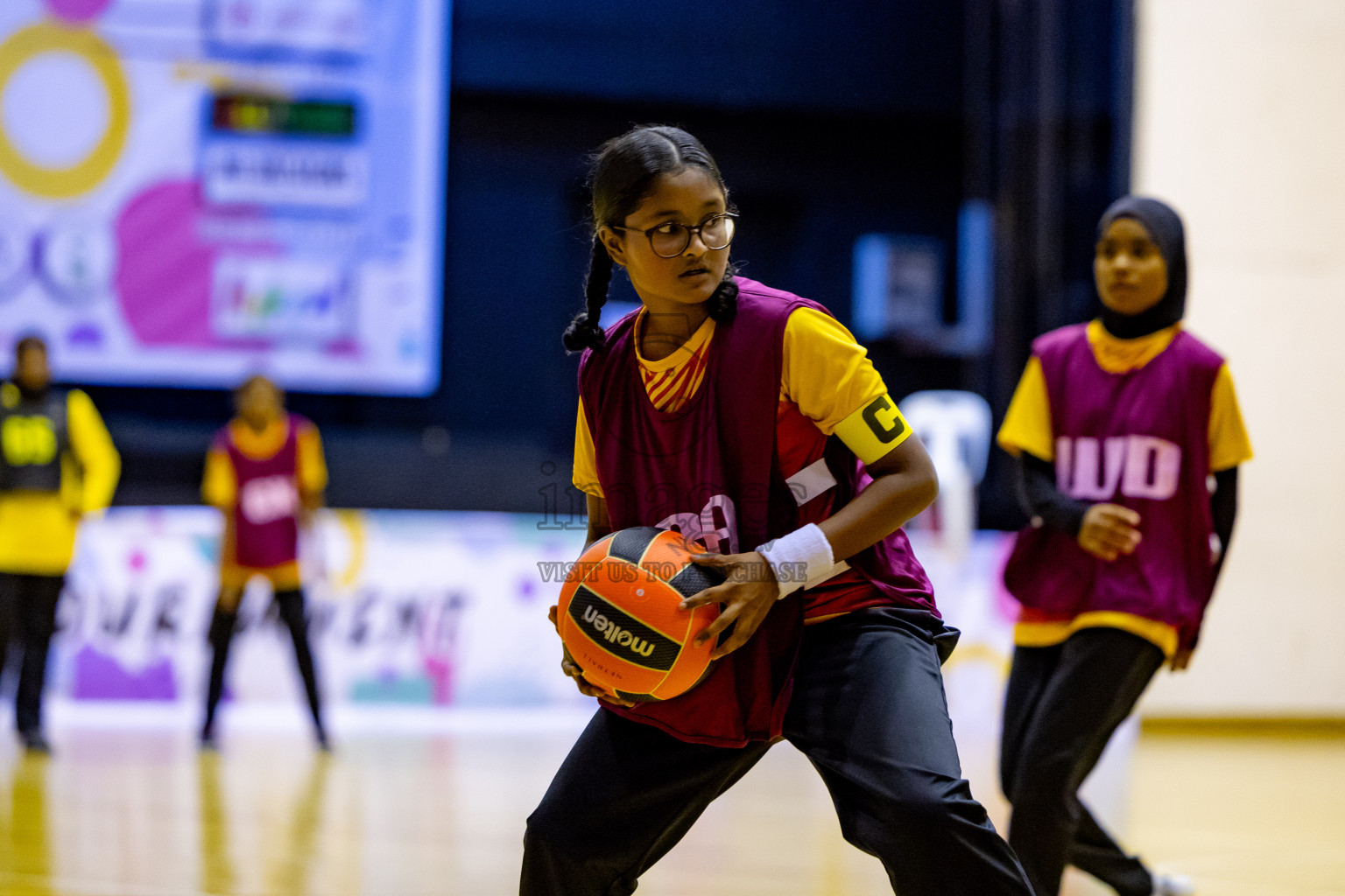 Day 6 of 25th Inter-School Netball Tournament was held in Social Center at Male', Maldives on Thursday, 15th August 2024. Photos: Nausham Waheed / images.mv