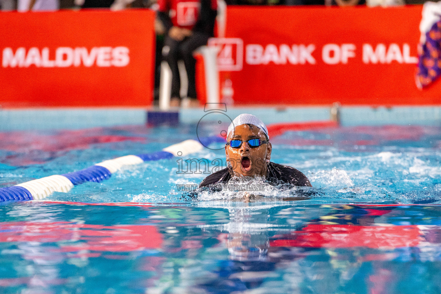 Day 4 of 20th Inter-school Swimming Competition 2024 held in Hulhumale', Maldives on Tuesday, 15th October 2024. Photos: Ismail Thoriq / images.mv