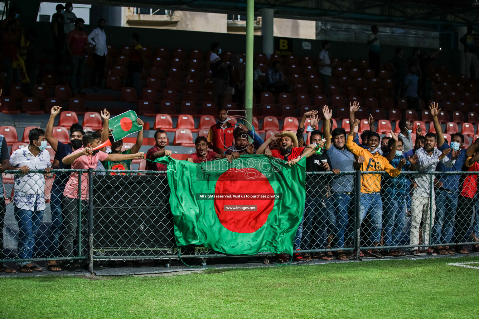 Bangladesh vs Sri Lanka in SAFF Championship 2021 held on 1st October 2021 in Galolhu National Stadium, Male', Maldives