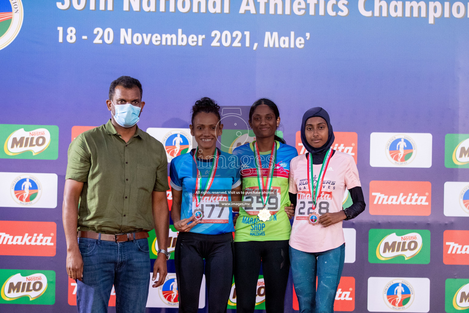 Day 3 from 30th National Athletics Championship 2021 held from 18 - 20 November 2021 in Ekuveni Synthetic Track