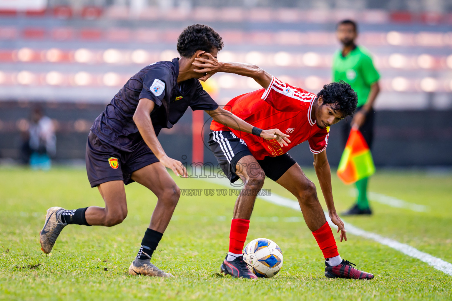 United Victory vs TC Sports Club in Dhivehi Premier League 2025/26 held in National Football Stadium, Male', Maldives on Tuesday, 30th September 2025. Photos: Nausham Waheed / Images.mv