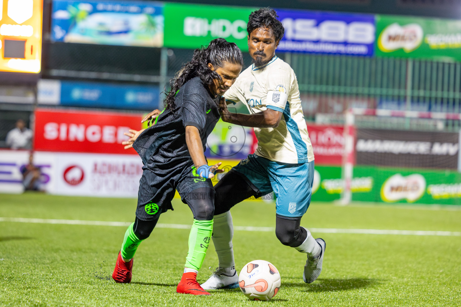 Road Recreation Club vs Team Naivaadhoo in Kings Cup of Club Maldives  2025 was held in Rehendhi Futsal Ground, Hulhumale', Maldives on Saturday, 6th September 2025. Photos: Ismail Thoriq / images.mv