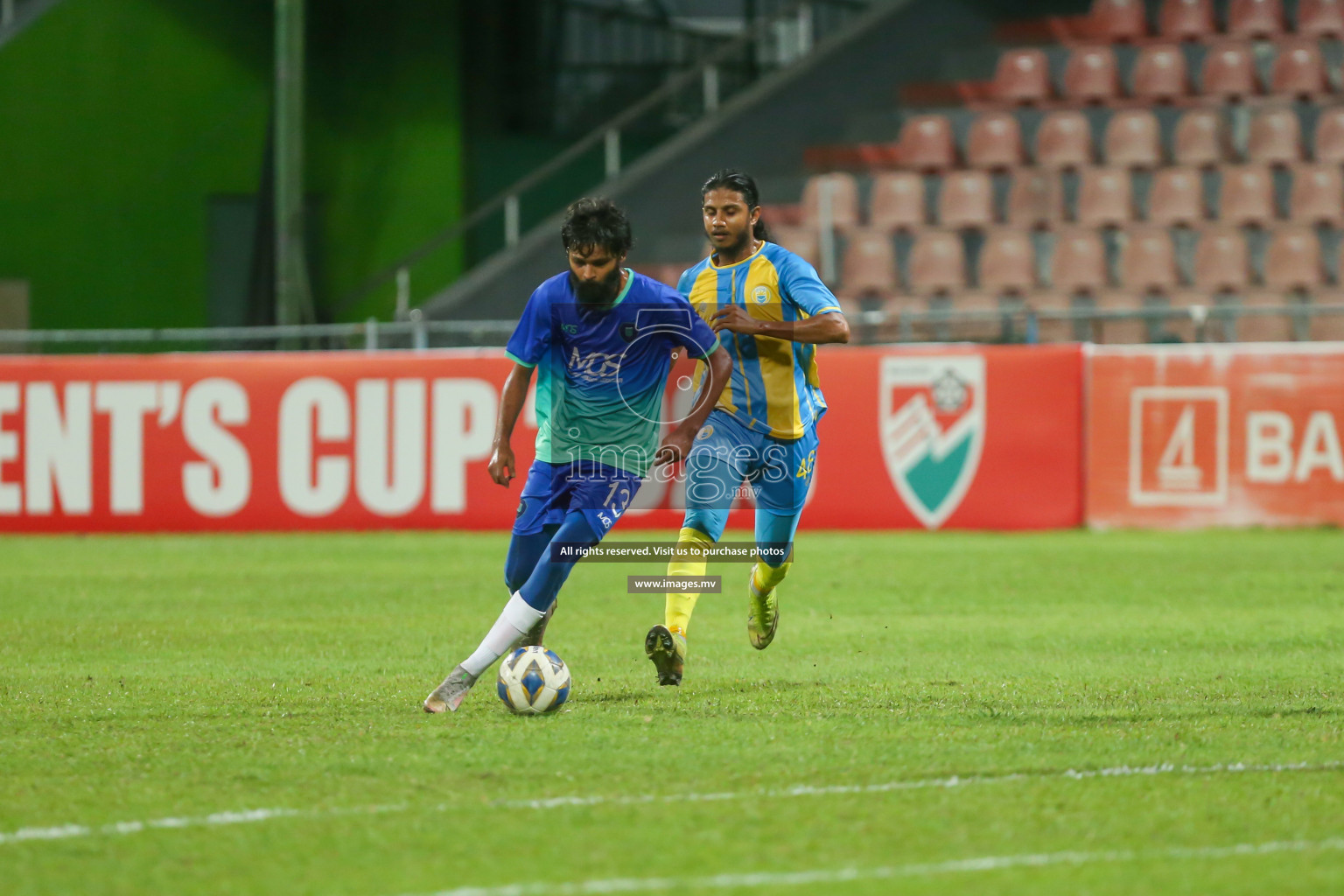 President's Cup 2023 - Club Valencia vs Super United Sports, held in National Football Stadium, Male', Maldives  Photos: Mohamed Mahfooz Moosa/ Images.mv