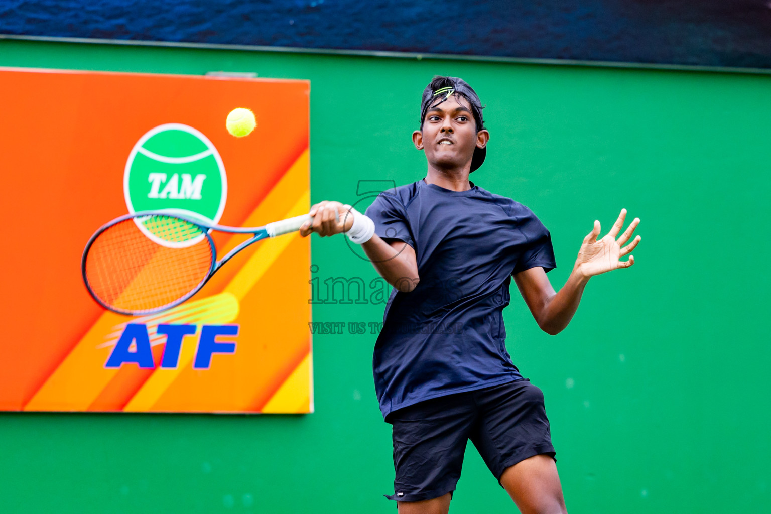 Day 5 of ATF Maldives Junior Open Tennis was held in Male' Tennis Court, Male', Maldives on Monday, 16th December 2024. Photos: Nausham Waheed/ images.mv