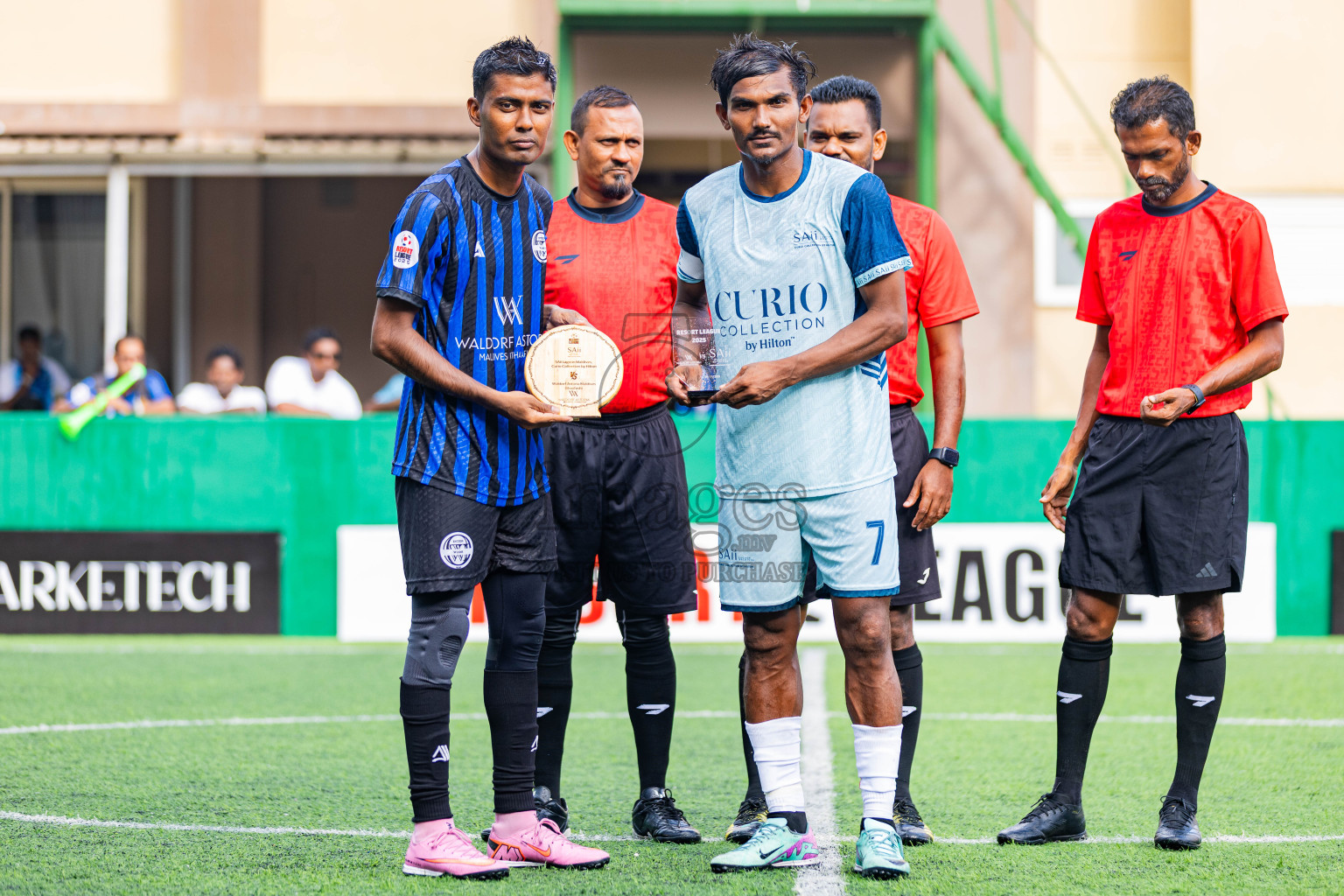 Waldorf Astoria vs Saii Lagoon in Resort League 2025 (South Male Zone) day 2 was held on Monday, 29th September 2025 in Crossroads's Maldives, Photos: Areef Adam / images.mv