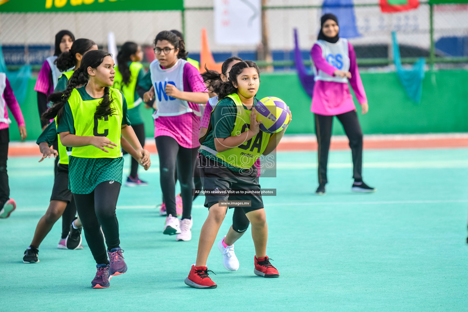 Day 8 of Junior Netball Championship 2022 on 11th March 2022 held in Male', Maldives. Photos by Nausham Waheed