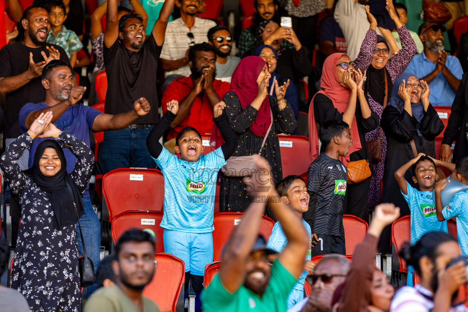 Day 2 of MILO Kids Football Fiesta was held at National Stadium in Male', Maldives on Saturday, 24th February 2024.