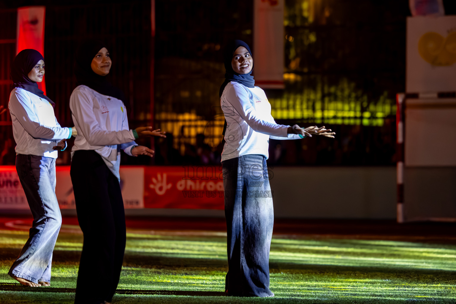 Goidhoo vs Dhonfan in the finals of Better in Baa Futsal Fiesta 2025 woman's division held in B. Eydhafushi, Maldives on Monday, 17th November 2025. Photos: Nausham Waheed / images.mv