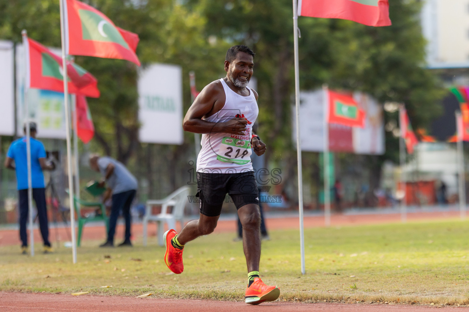 Day 1 of National Athletics Championship 2025 was held at Ekuveni Running Ground in Male', Maldives on Thursday, 14th August 2025. Photos: Hasni / images.mv