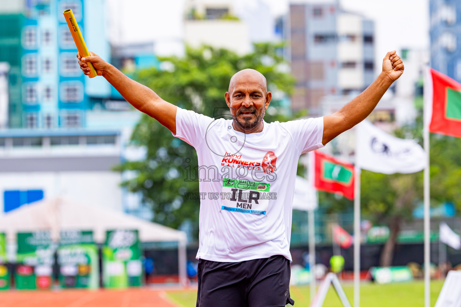 Day 3 of 2nd Masters Athletics Championship 2026 was held in Ekuveni Running Track, Male' Maldives on Saturday, 9th May 2026. Photos: Nausham Waheed, Ibrahim Niumathulla  / images.mv