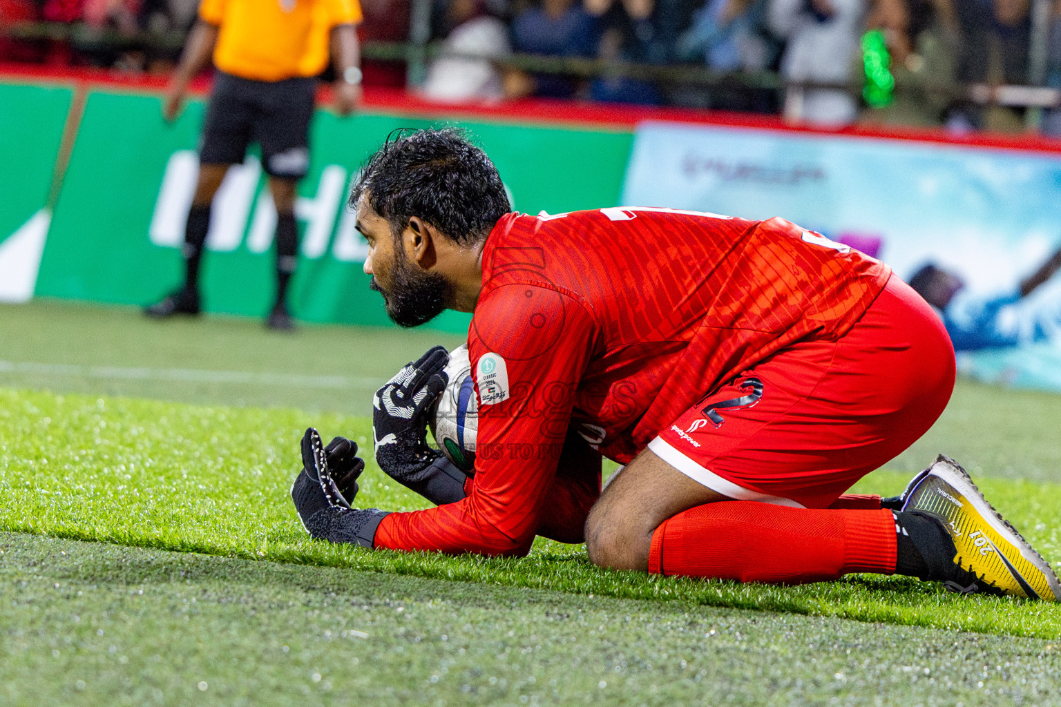 TEAM BADHAHI vs CRIMINAL COURT in Club Maldives Classic 2024 held in Rehendi Futsal Ground, Hulhumale', Maldives on Saturday, 14th September 2024. Photos: Nausham Waheed / images.mv