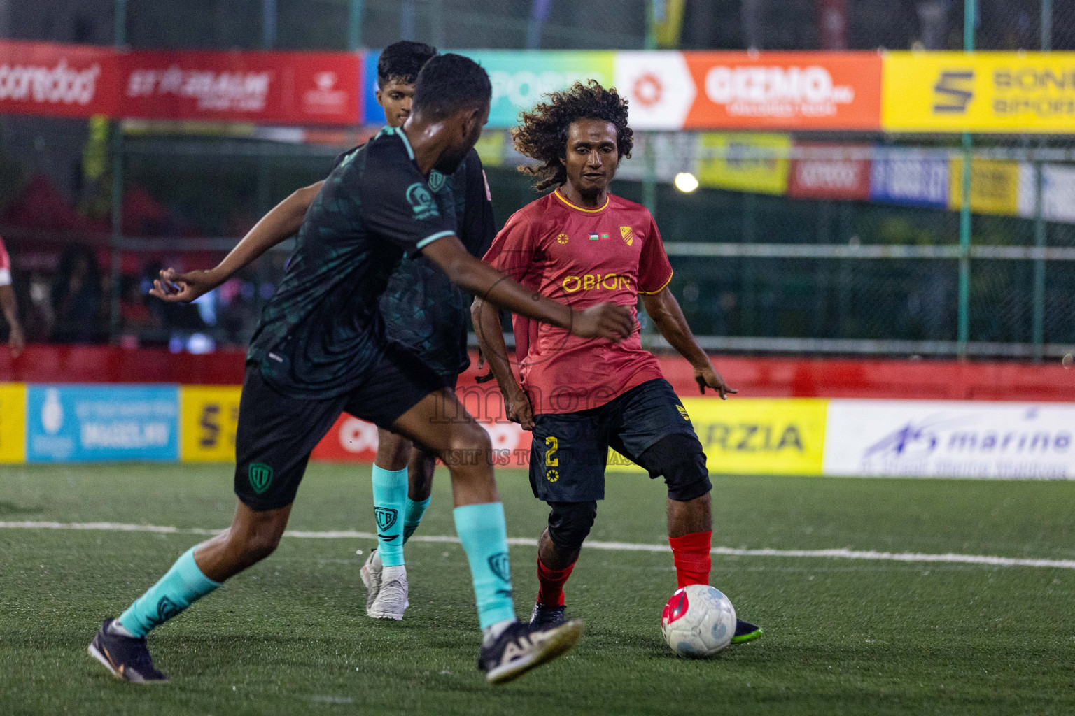 DH Bandidhoo vs DH Kudahuvadhoo in Day 17 of Golden Futsal Challenge 2024 was held on Wednesday, 31st January 2024, in Hulhumale', Maldives Photos: Nausham Waheed / images.mv