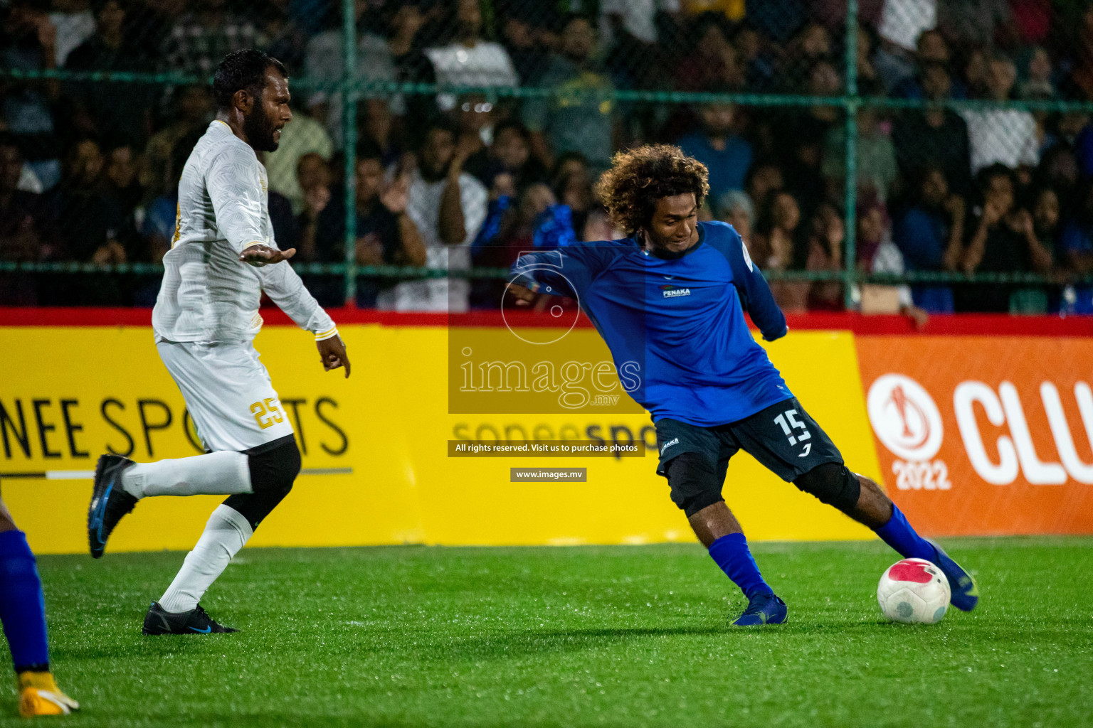 Team Fenaka vs Customs RC in Round of 16 of Club Maldives Cup 2022 was held in Hulhumale', Maldives on Monday, 24th October 2022. Photos: Hassan Simah / images.mv