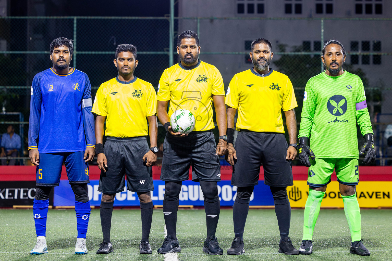 Dharumavantha vs Customs RC in Day 13 of Office League 2025 was held on Monday, 28th April 2025 in Hulhumale', Maldives. Photos: Nausham Waheed / images.mv