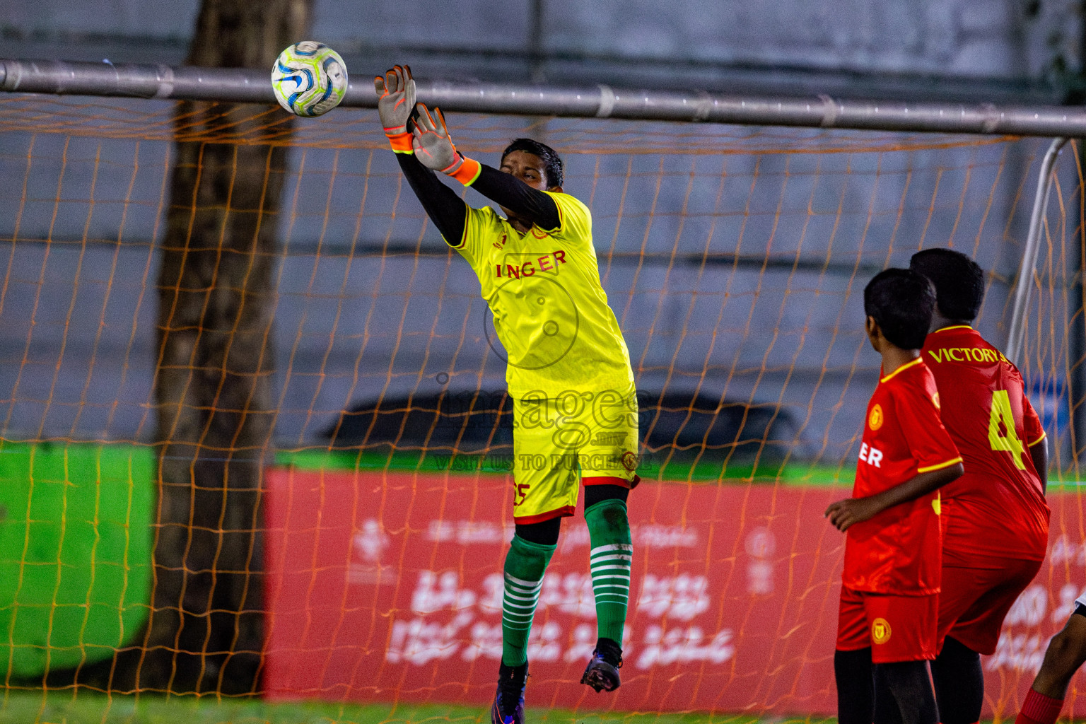 Under 12 Victory vs TC on day 3 of Dhivehi Youth League 2024 held at Henveiru Stadium on Saturday, 23rd November 2024. Photos: Nausham Waheed/ Images.mv