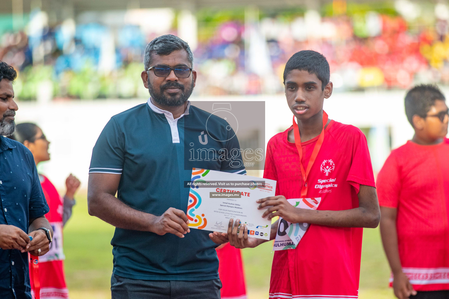 Day one of Inter School Athletics Championship 2023 was held at Hulhumale' Running Track at Hulhumale', Maldives on Saturday, 14th May 2023. Photos: Nausham Waheed / images.mv