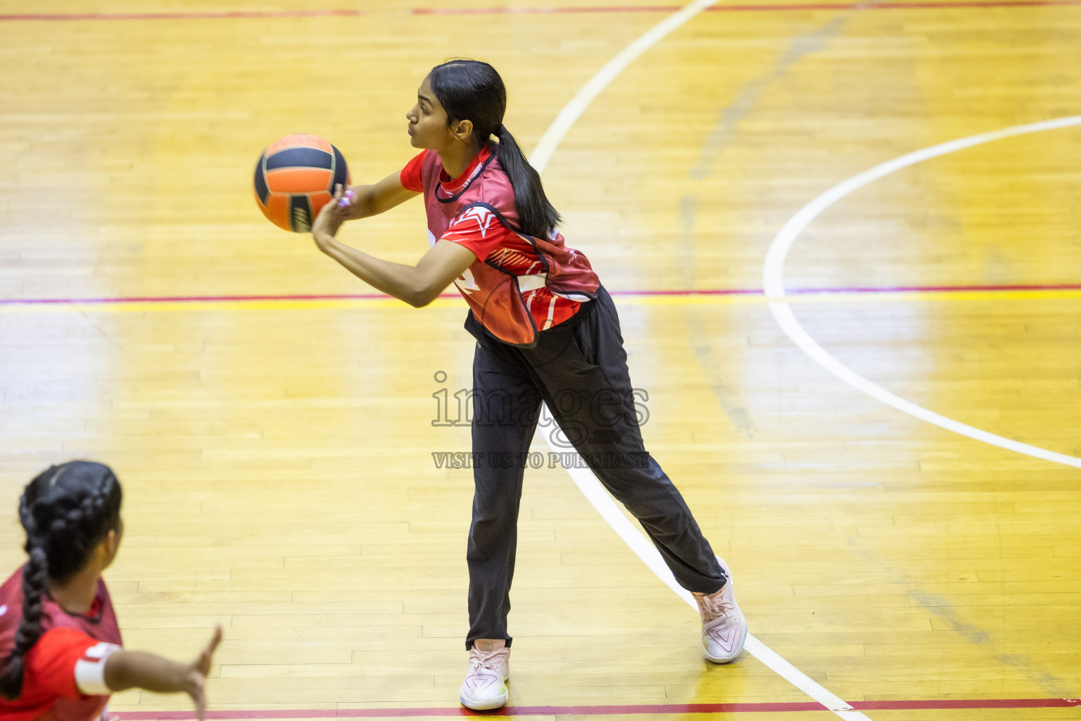 Day 8 of 25th Inter-School Netball Tournament was held in Social Center at Male', Maldives on Sunday, 18th August 2024.