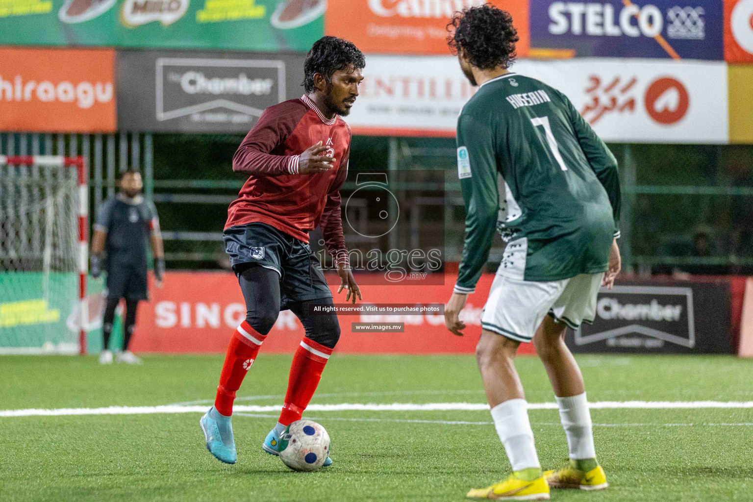 President's Office SC vs Club 220 in Club Maldives Cup Classic 2023 held in Hulhumale, Maldives, on Monday, 24th July 2023. Photos: Ismail Thoriq / images.mv