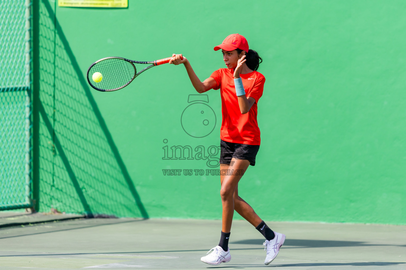 Day 2 of ATF Maldives Junior Open Tennis was held in Male' Tennis Court, Male', Maldives on Tuesday, 10th December 2024. Photos: Nausham Waheed / images.mv