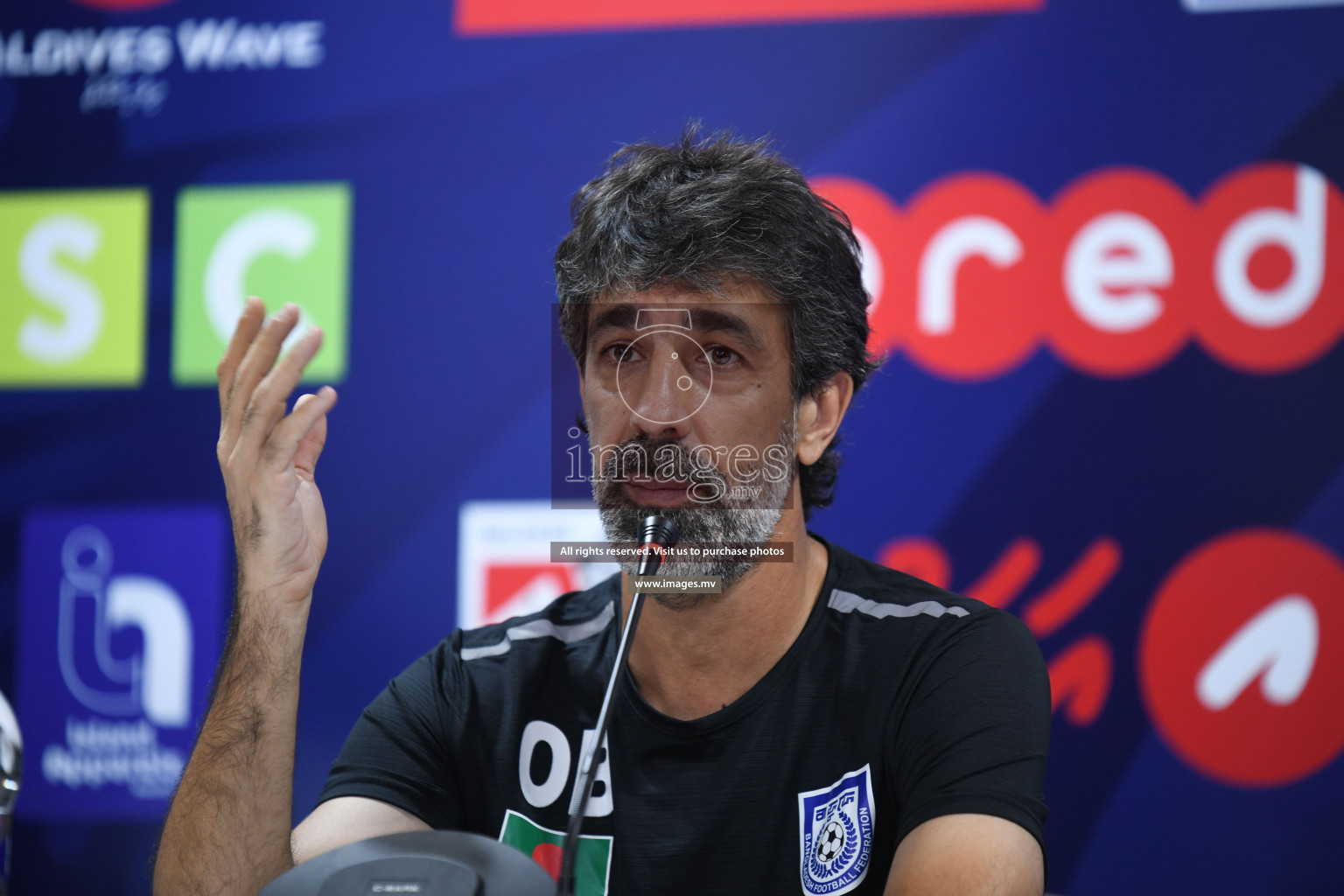 Match Day 3, Pre-match Press Conference of SAFF Championship 2021 held on 06th October 2021 at Galholhu National Stadium, Male', Maldives