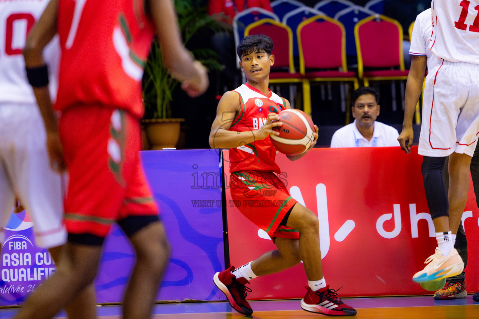 Maldives vs Bangladesh in Day 3 of Under 16 Asian Cup SABA Qualifiers 2025 was held in Social Center, Male', Maldives on Saturday, 14th June 2025. Photos: Nausham Waheed / images.mv