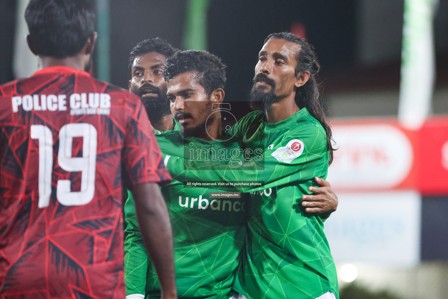 Club URBANCO vs Police Club in Club Maldives Cup 2023 held in Hulhumale, Maldives, on Friday, 28th July 2023 Photos: Nausham Waheed/ images.mv