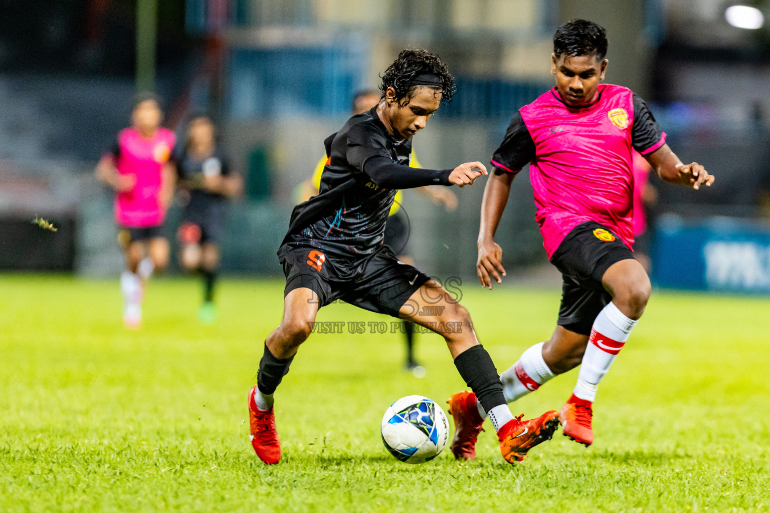 United Victory vs Club Eagles in Day 2 of Under 19 Youth Championship 2024 was held at National Stadium in Male', Maldives on Monday, 10th June 2024. Photos: Nausham Waheed / images.mv