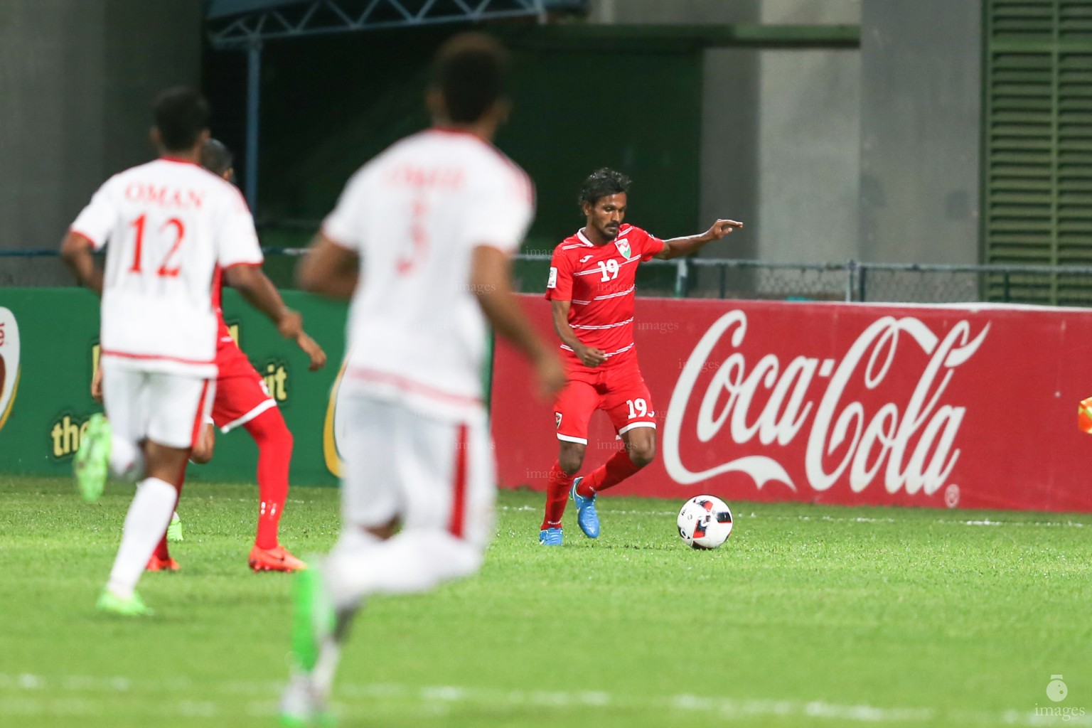 Asian Cup Qualifier between Maldives and Oman in National Stadium, on 10 October 2017 Male' Maldives. ( Images.mv Photo: Abdulla Abeedh )