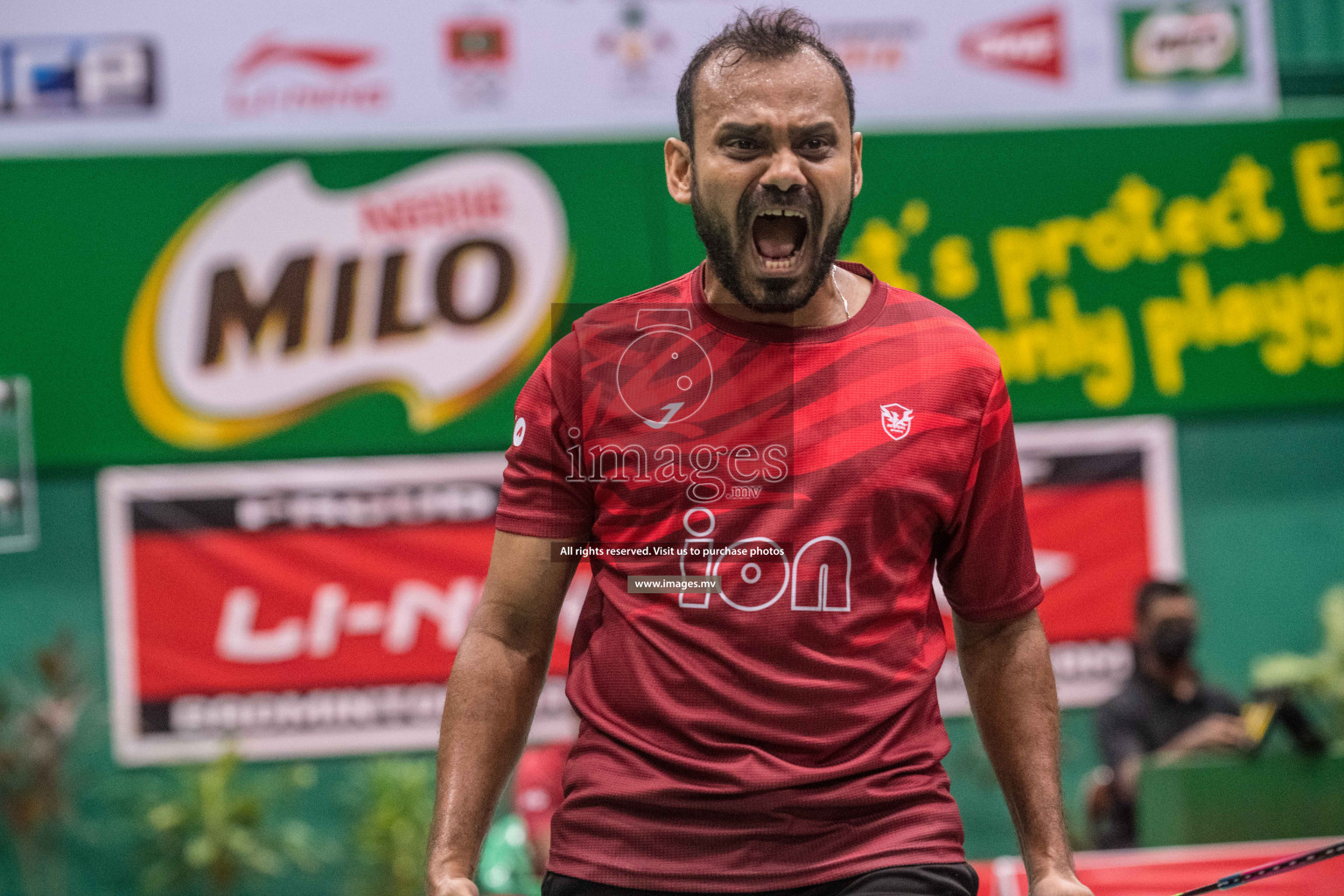 Final of Badminton association mixed group championship 2021 held in Male', Maldives Photos by Nausham Waheed