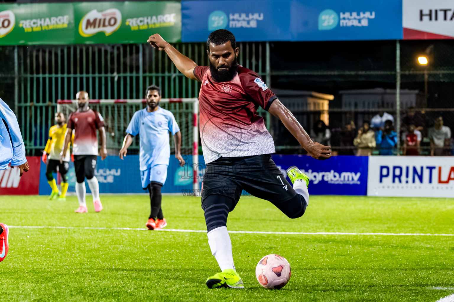 Team MCC vs PEMA in Day 9 of Club Maldives Cup Classic 2025 was held in Rehendi Futsal Ground, Hulhumale', Maldives on Monday, 22nd September 2025. Photos: Nausham Waheed / images.mv