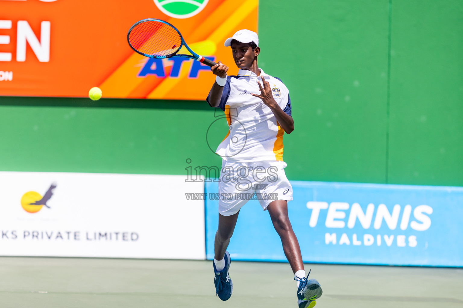 Day 8 of ATF Maldives Junior Open Tennis was held in Male' Tennis Court, Male', Maldives on Thursday, 19th December 2024. Photos: Nausham Waheed/ images.mv