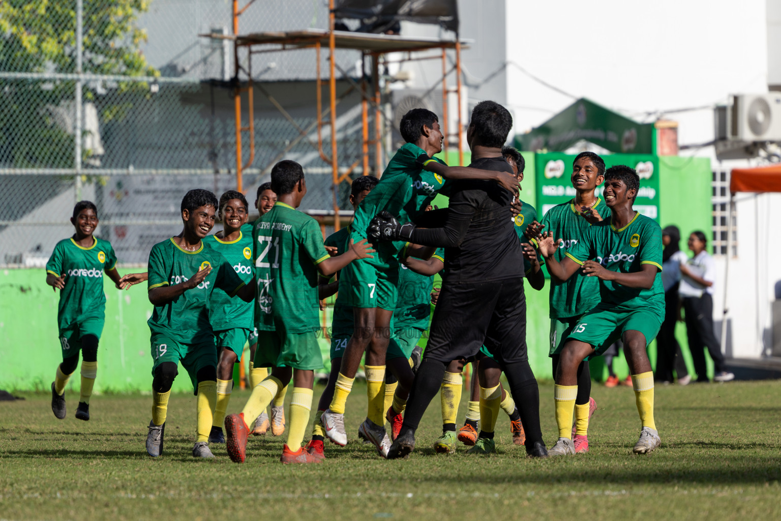 Day 4 of MILO Academy Championship 2024 (U-14) was held in Henveyru Stadium, Male', Maldives on Sunday, 3rd November 2024. 
Photos: Hassan Simah / Images.mv