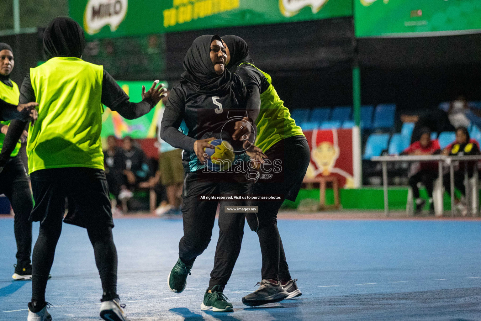 Day 6 of 6th MILO Handball Maldives Championship 2023, held in Handball ground, Male', Maldives on Thursday, 25th May 2023 Photos: Shuu Abdul Sattar/ Images.mv