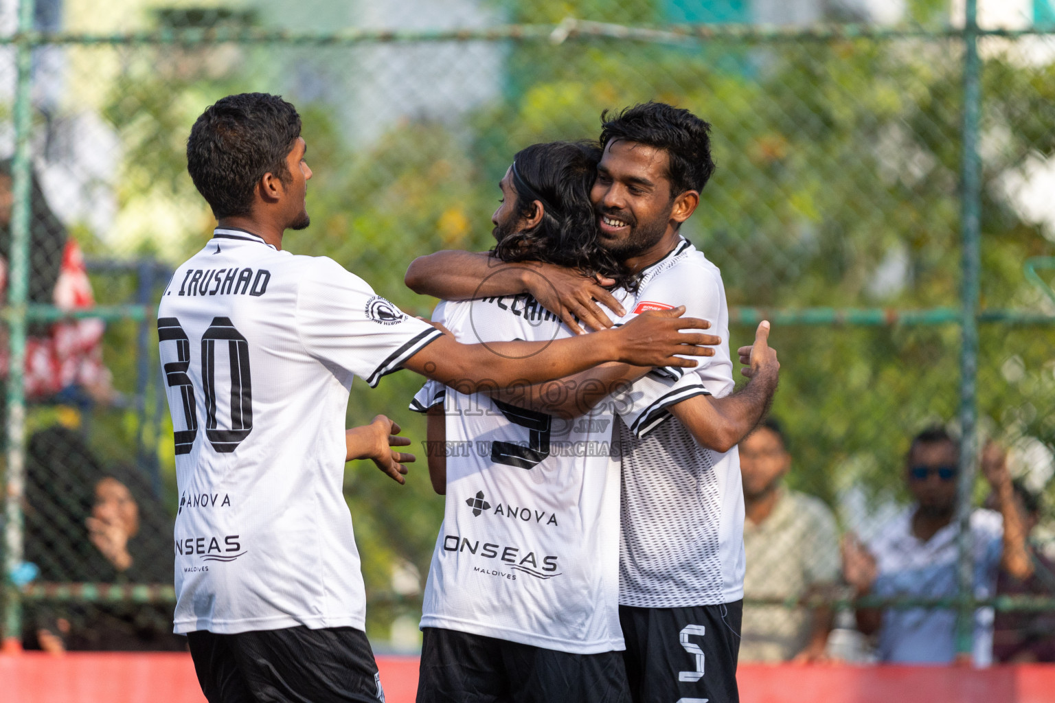 Sh. Lhaimagu VS Sh. Feevah in Day 12 of Golden Futsal Challenge 2024 was held on Friday, 26th January 2024, in Hulhumale', Maldives Photos: Nausham Waheed / images.mv