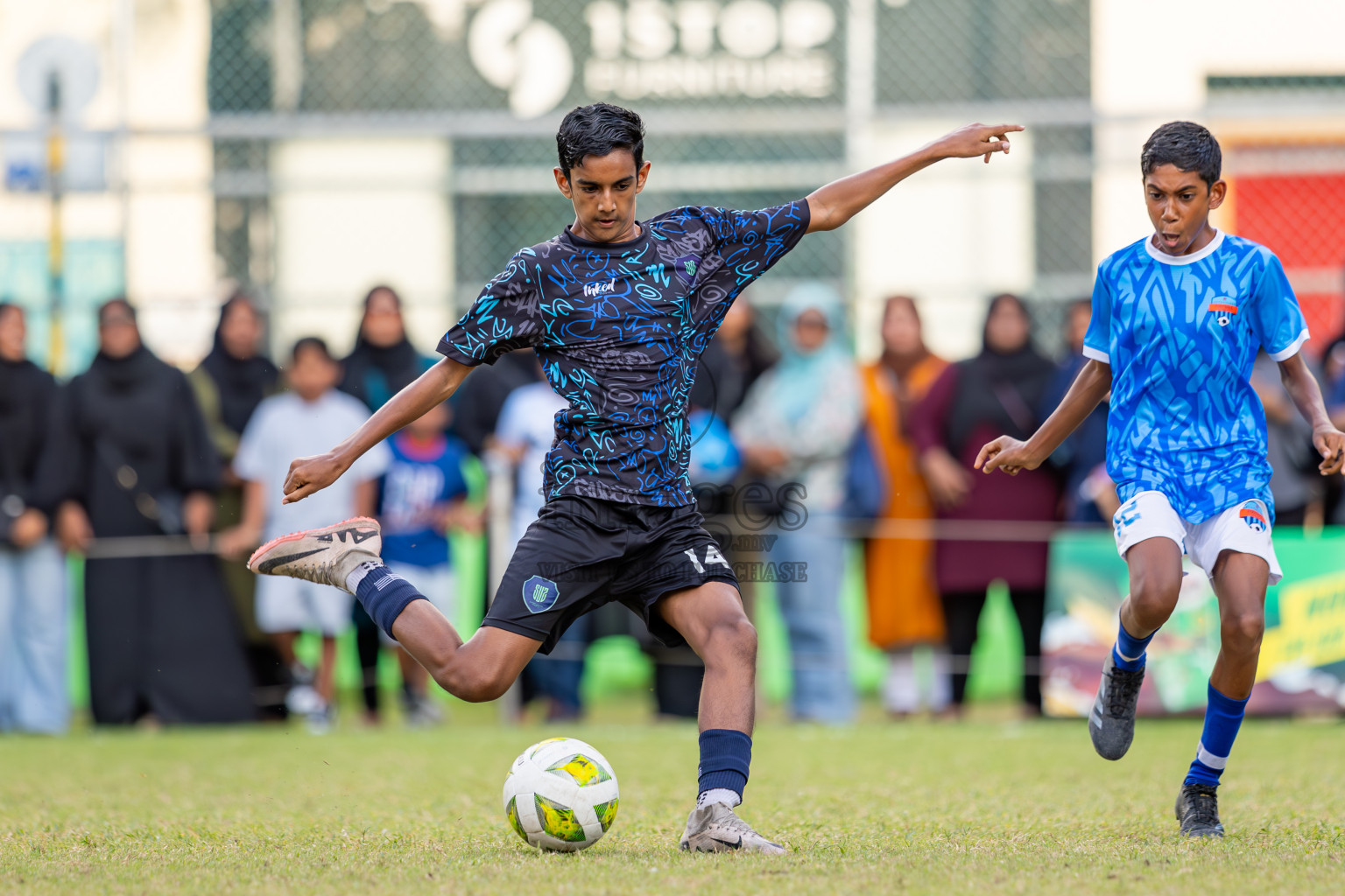 Day 4 of MILO Academy Championship 2024 (U-14) was held in Henveyru Stadium, Male', Maldives on Sunday, 3rd November 2024. Photos: Ismail Thoriq / Images.mv