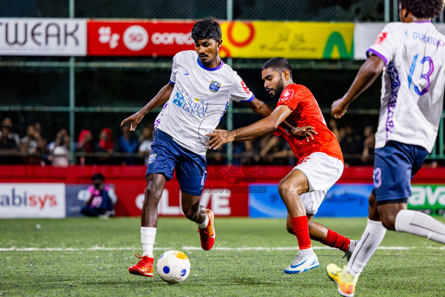 K Guraidhoo vs K Kaashidhoo in Day 10 of Golden Futsal Challenge 2025 was held on Tuesday, 14th January 2025, in Hulhumale', Maldives Photos: Nausham Waheed / images.mv