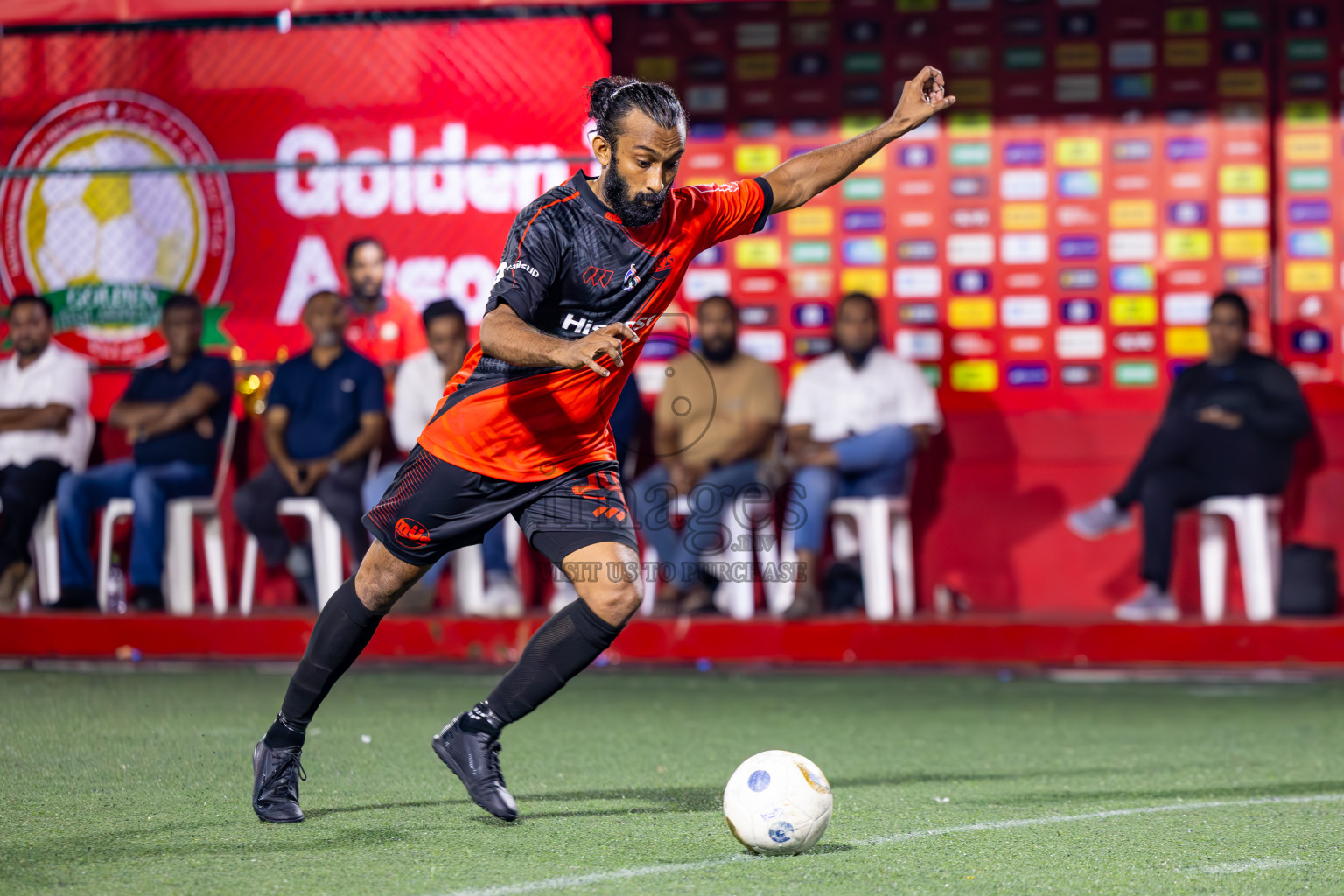 M Dhiggaru vs M Muli in Meemu Atoll Finals in Day 25 of Golden Futsal Challenge 2025 was held on Wednesday , 28th January 2025, in Hulhumale', Maldives. Photos: Ismail Thoriq / images.mv