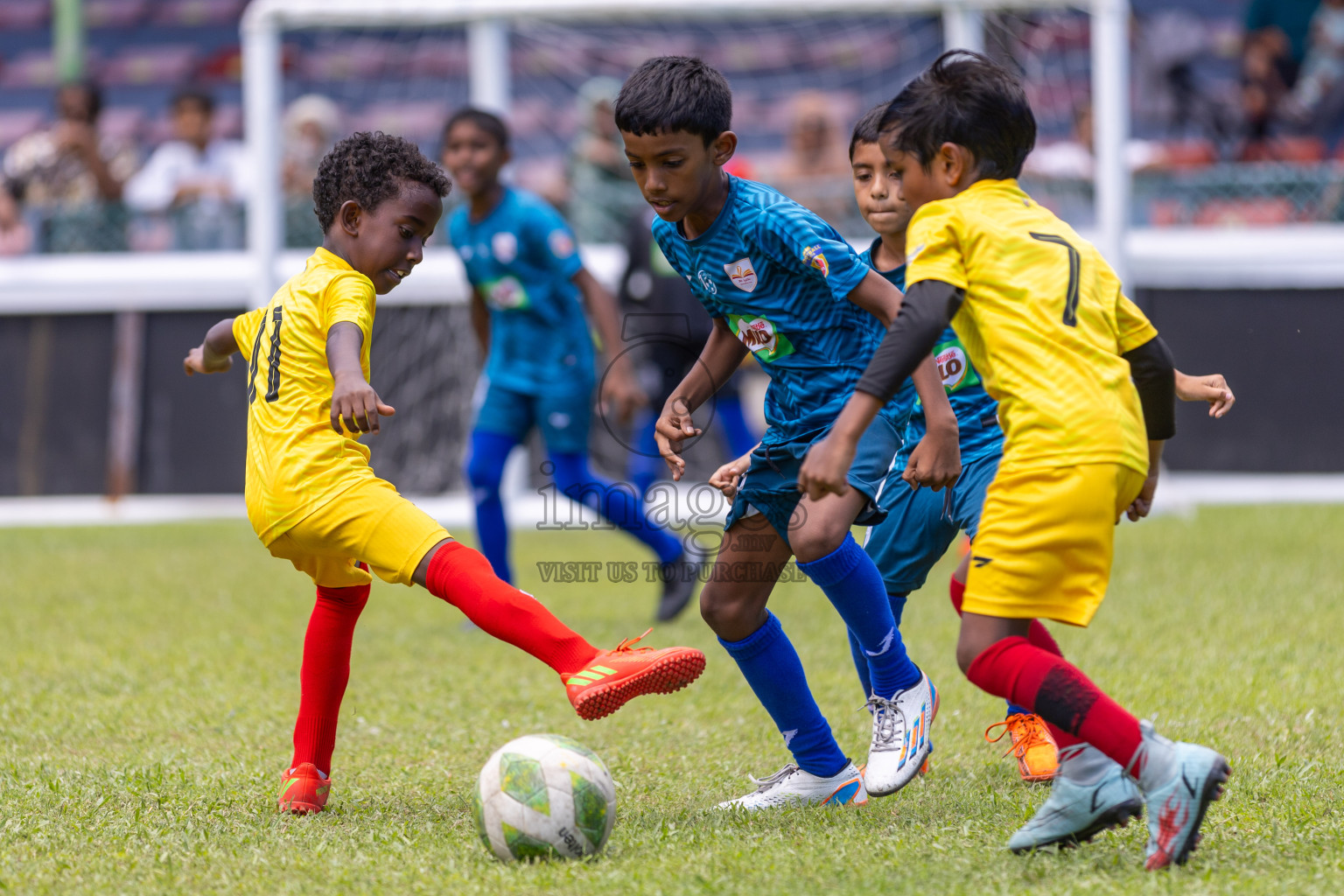 Day 2 of MILO Kids Football Fiesta was held at National Stadium in Male', Maldives on Saturday, 24th February 2024.