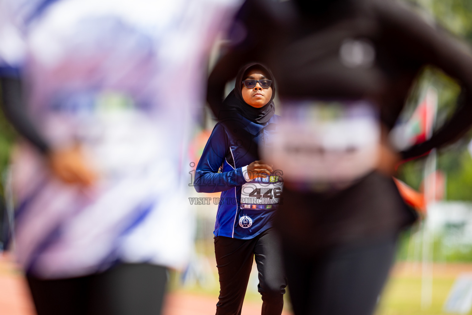 Day 3 of MWSC Interschool Athletics Championships 2024 held in Hulhumale Running Track, Hulhumale, Maldives on Monday, 11th November 2024. 
Photos by: Hassan Simah / Images.mv