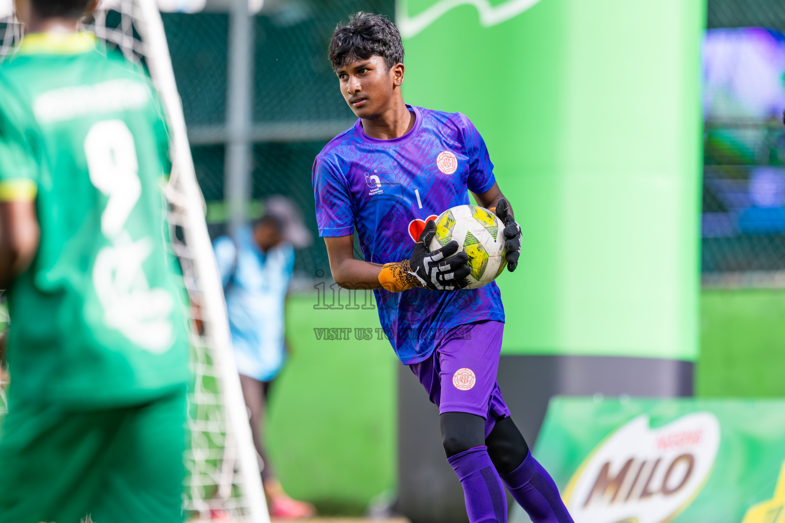 Day 4 of MILO Academy Championship 2024 (U-14) was held in Henveyru Stadium, Male', Maldives on Sunday, 3rd November 2024. Photos: Ismail Thoriq / Images.mv