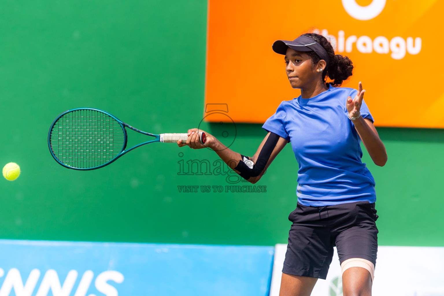 Day 8 of ATF Maldives Junior Open Tennis was held in Male' Tennis Court, Male', Maldives on Thursday, 19th December 2024. Photos: Nausham Waheed/ images.mv