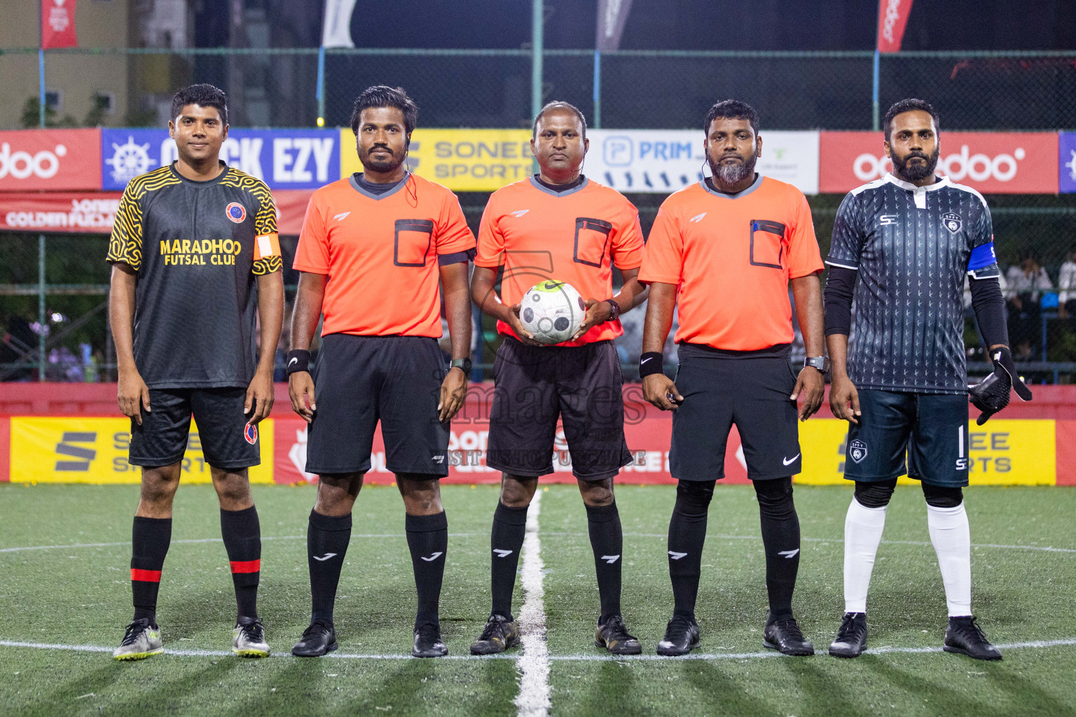 S Feydhoo vs S Maradhoo in Day 21 of Golden Futsal Challenge 2024 was held on Sunday , 4th February 2024 in Hulhumale', Maldives Photos: Nausham Waheed / images.mv