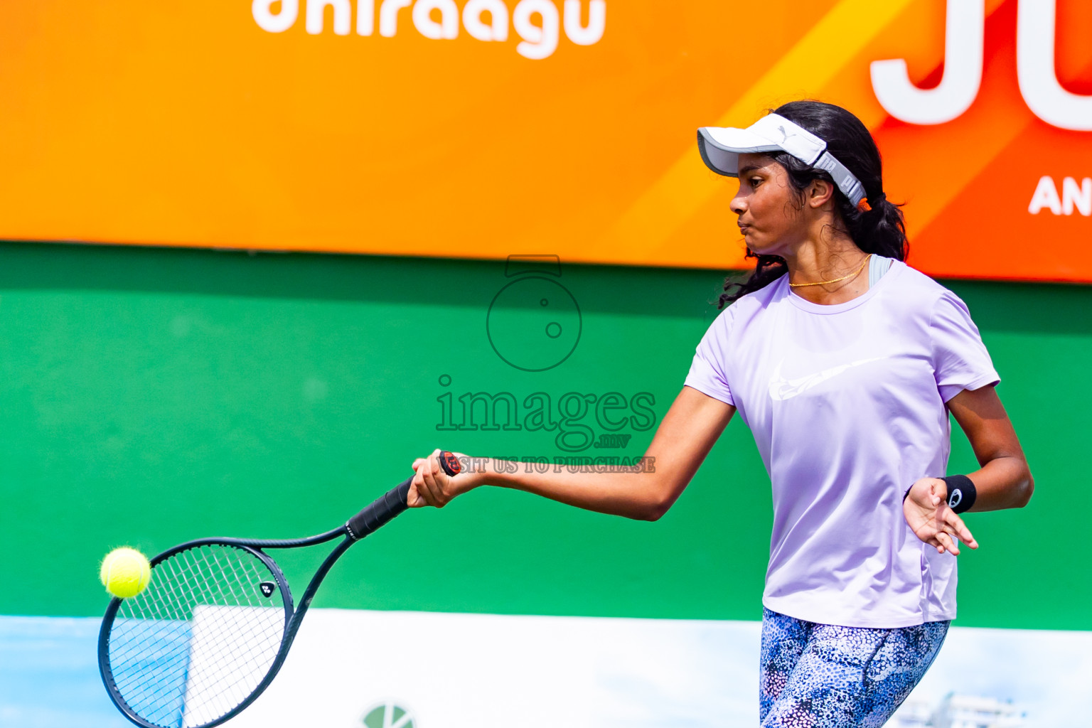 Day 5 of ATF Maldives Junior Open Tennis was held in Male' Tennis Court, Male', Maldives on Monday, 16th December 2024. Photos: Nausham Waheed/ images.mv