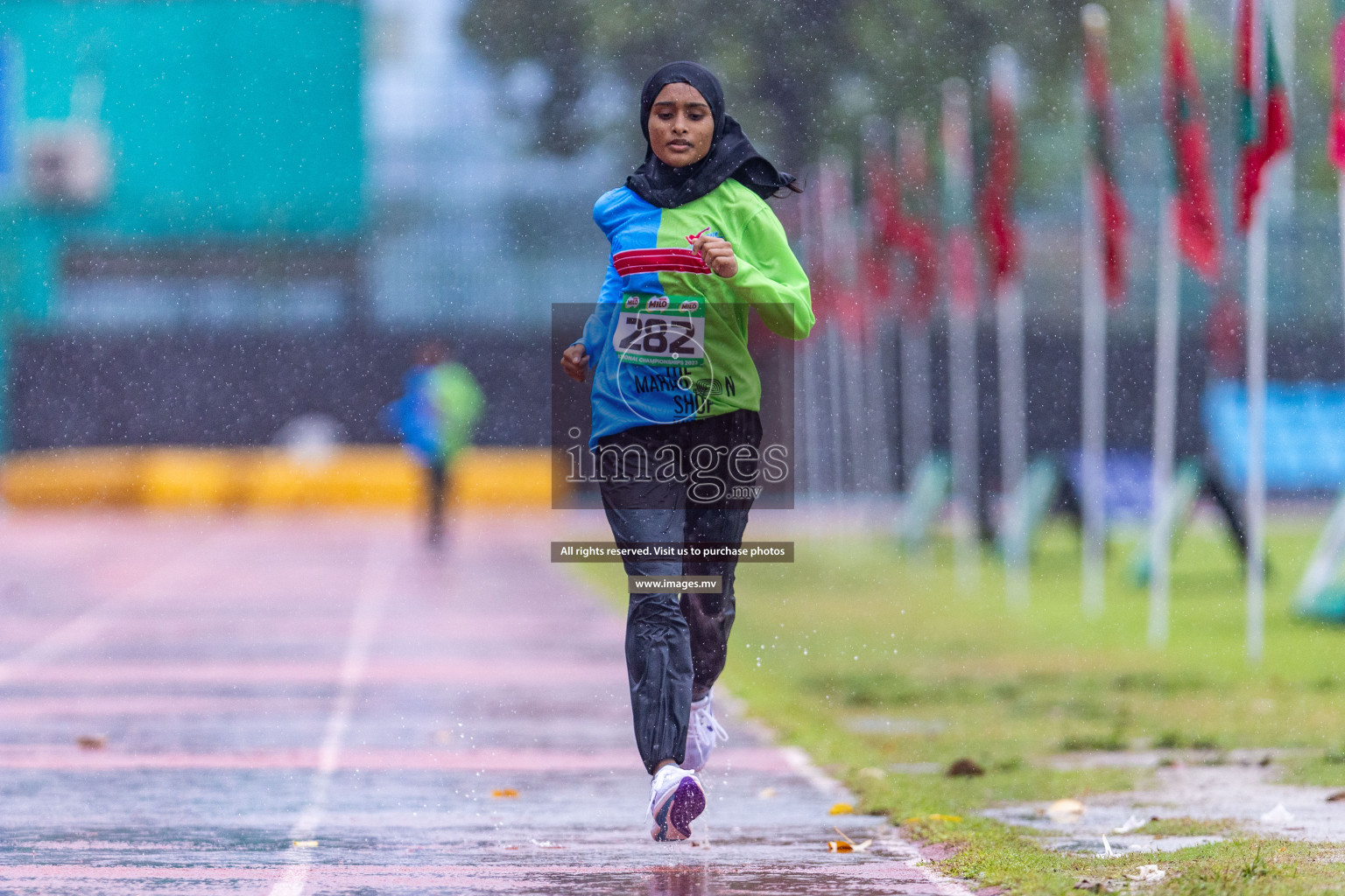 Day 2 of National Athletics Championship 2023 was held in Ekuveni Track at Male', Maldives on Friday, 24th November 2023. Photos: Nausham Waheed / images.mv