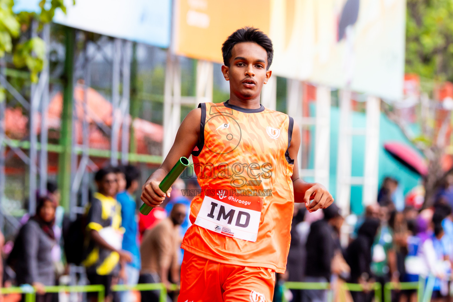 Day 6 of Inter-school Athletics Championship 2025 held in Ekuveni Synthetic Track, Male', Maldives on Sunday, 12th October 2025. Photos by: Nausham Waheed / Images.mv