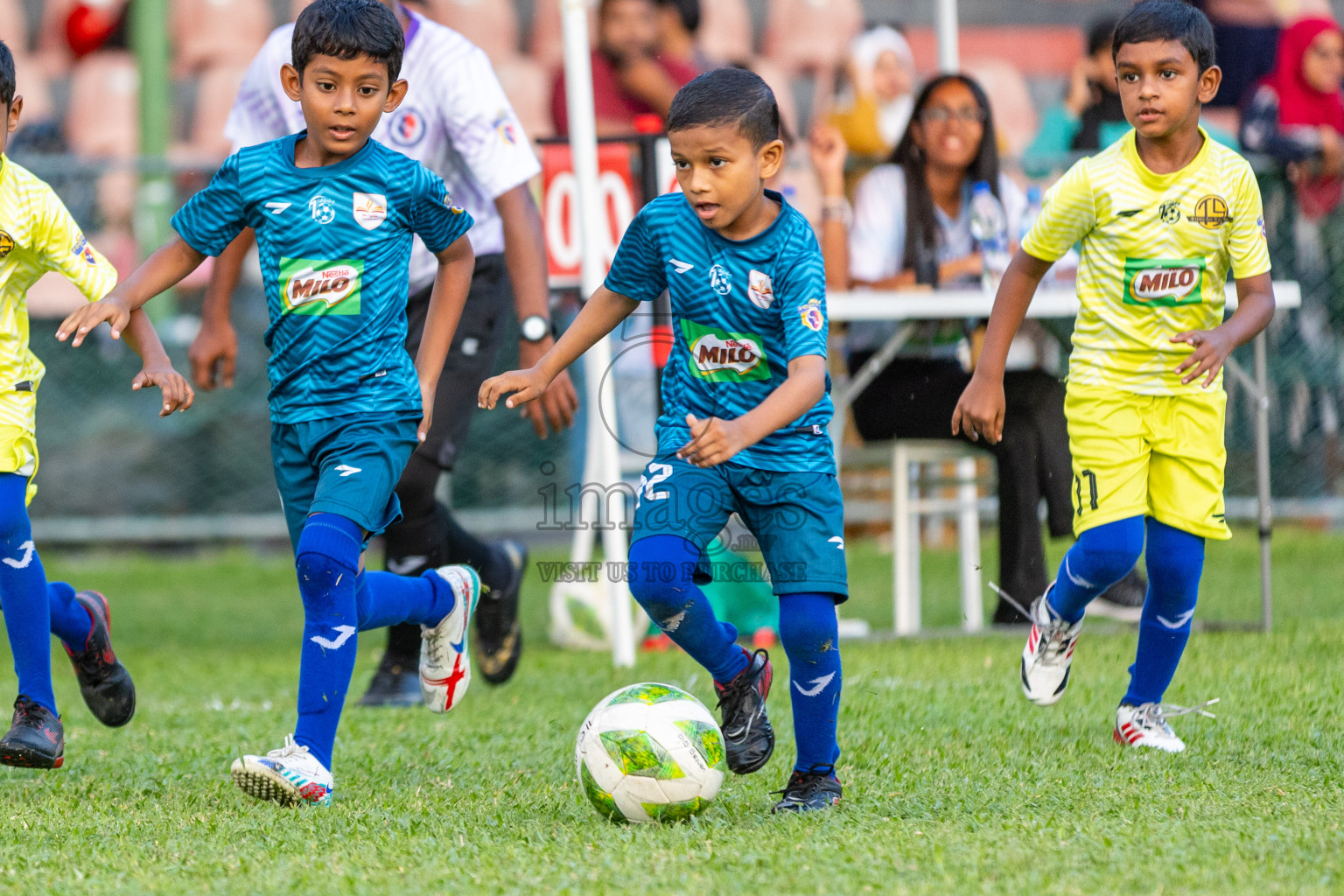 Day 2 of MILO Kids Football Fiesta was held at National Stadium in Male', Maldives on Saturday, 24th February 2024.