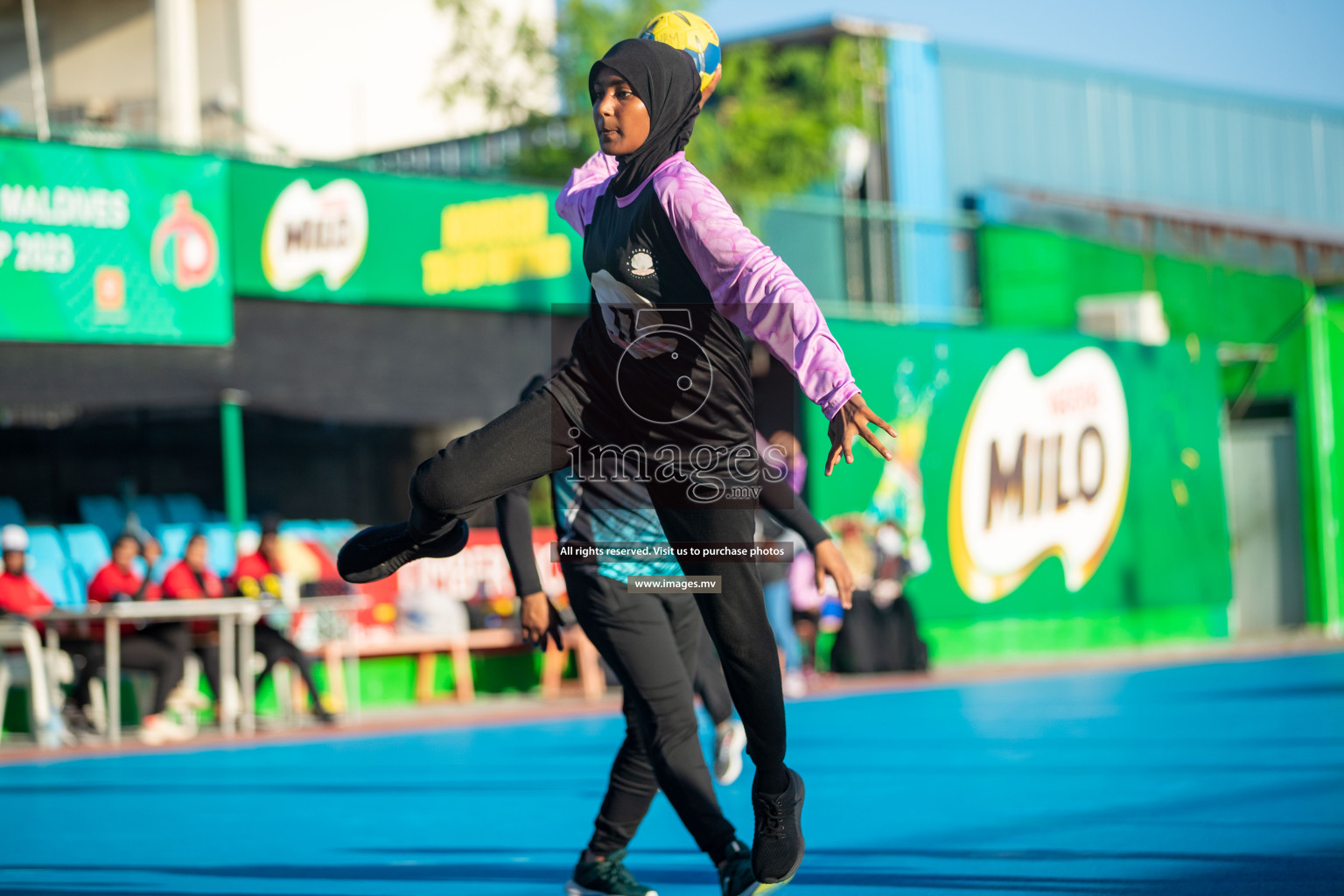 Day 3 of 6th MILO Handball Maldives Championship 2023, held in Handball ground, Male', Maldives on Friday, 22nd May 2023 Photos: Nausham Waheed/ Images.mv