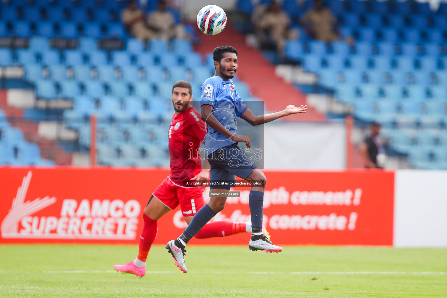 Lebanon vs Maldives in SAFF Championship 2023 held in Sree Kanteerava Stadium, Bengaluru, India, on Tuesday, 28th June 2023. Photos: Nausham Waheed, Hassan Simah / images.mv